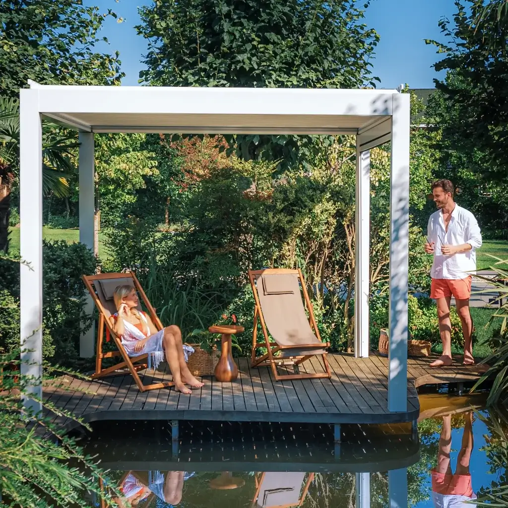 Lamellendach Gartenpavillon Und Pergola Der Perfekte Wetterschutz F R