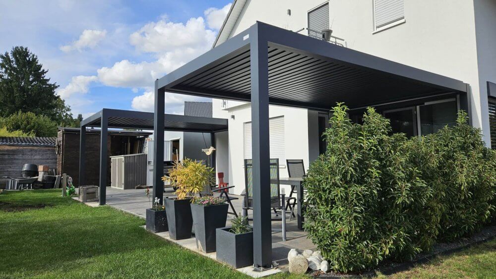 HUUN Pergola Piano, Lamellendach manuell – Bild 3