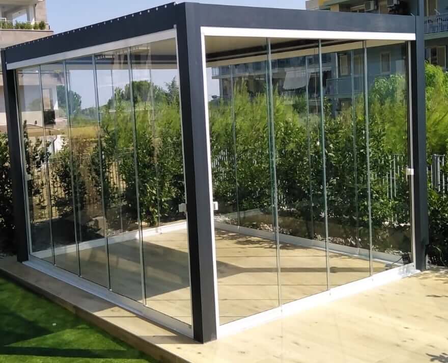 HUUN Pergola Mezzo, Lamellendach elektrisch photo review