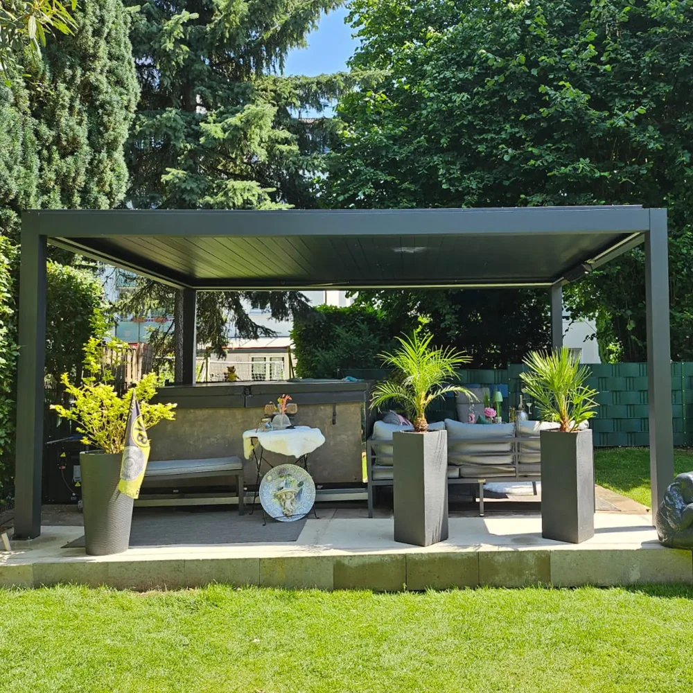 HUUN Pergola Mezzo, Lamellendach elektrisch – Bild 3