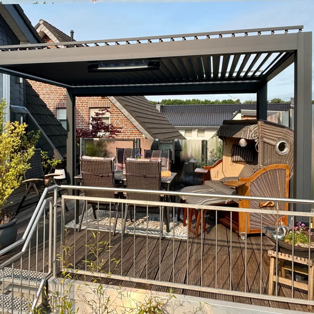 HUUN Pergola Mezzo, Lamellendach elektrisch – Bild 5