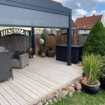 HUUN Pergola Piano, Lamellendach manuell photo review