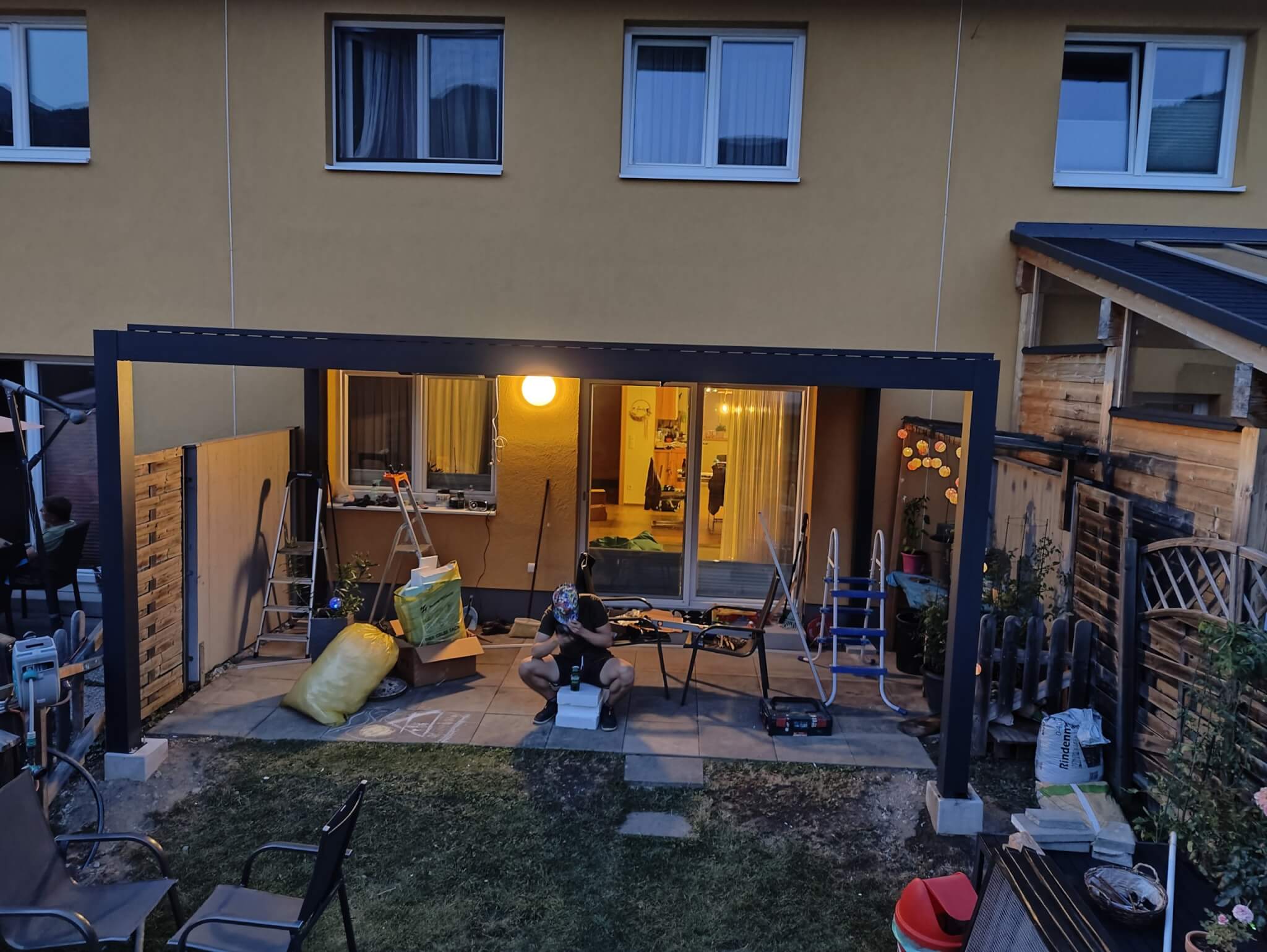 HUUN Pergola Piano, Lamellendach manuell photo review