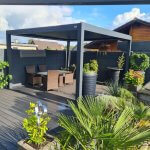 HUUN Pergola Equa, Lamellendach elektrisch mit LED photo review