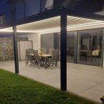 HUUN Pergola Equa, Lamellendach elektrisch mit LED photo review