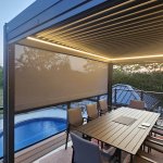 HUUN Pergola Equa, Lamellendach elektrisch mit LED photo review