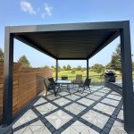 HUUN Pergola Equa, Lamellendach elektrisch mit LED photo review
