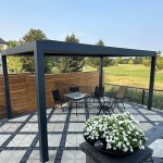 HUUN Pergola Equa, Lamellendach elektrisch mit LED photo review