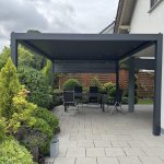HUUN Pergola Equa, Lamellendach elektrisch mit LED photo review
