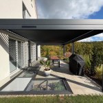 HUUN Pergola Equa, Lamellendach elektrisch mit LED photo review